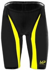 Maillots de bain compétition hommes  Michael Phelps XPRESSO Jammer Black/Yellow