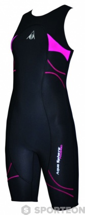 Maillots de bain compétition femme Aqua Sphere Energize Speed Suit Lady Black/Pink