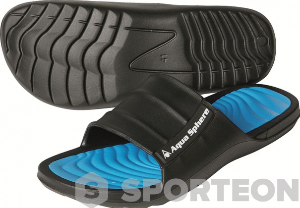 Pantoufles Aqua Sphere Wave Black/Royal Blue