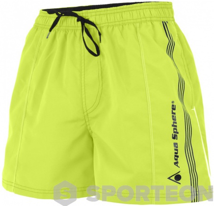 Shorts de natation homme Aqua Sphere Mississippi Light Green/Black