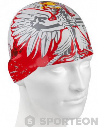 Bonnet de bain Mad Wave Poland Swim Cap