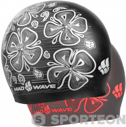 Bonnet de bain Mad Wave Reverse Flora Swim Cap