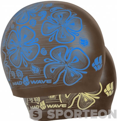 Bonnet de bain Mad Wave Reverse Flora Swim Cap