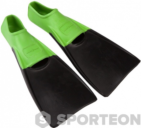 Palmes de natation junior Mad Wave Kids Fins Black/Green