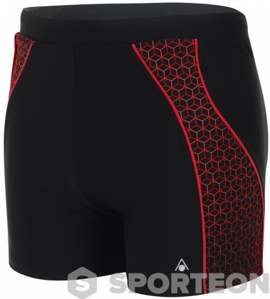 Shorts de natation homme Aqua Sphere Onyx Aqua Fit Boxer Black/Red