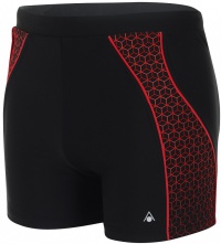 Shorts de natation homme Aqua Sphere Onyx Aqua Fit Boxer Black/Red