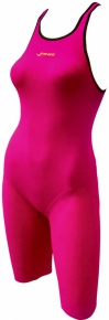 Maillots de bain femme Finis Fuse Open Back Kneeskin Hot Pink