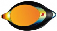 Lunettes de natation correctrices Swans SRXCL-MPAF Mirrored Optic Lens Racing Smoke/Orange