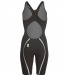 Maillots de bain compétition femme Finis Rival Open Back Kneeskin Black