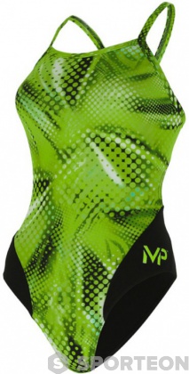 Maillots de bain femme Michael Phelps Mesa Mid Back Green