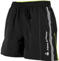 Shorts de natation homme Aqua Sphere Mississippi Black/Light Green