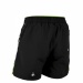 Shorts de natation homme Aqua Sphere Mississippi Black/Light Green