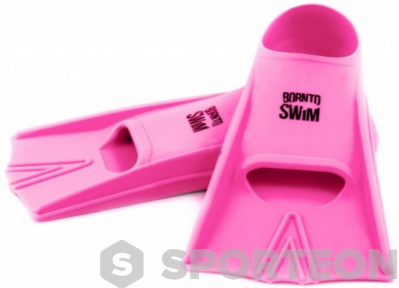 Palmes de natation BornToSwim Junior Short Fins Pink