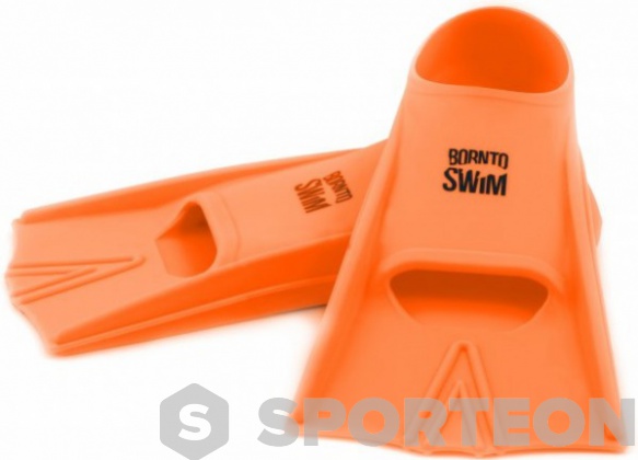 Palmes de natation BornToSwim Junior Short Fins Orange