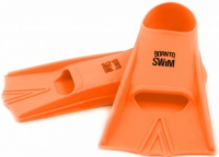 Palmes de natation BornToSwim Junior Short Fins Orange
