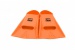 Palmes de natation BornToSwim Junior Short Fins Orange