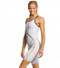 Maillots de bain compétition femme Finis Rival Closed Back Kneeskin White