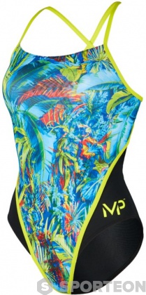 Maillots de bain femme Michael Phelps Oasis Racing Back Multicolor/Black