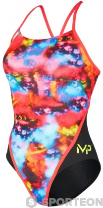 Maillots de bain femme Michael Phelps Foggy Racing Back Multicolor/Black