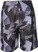 Shorts de natation homme Arena Geometrical Long Bermuda Black/White