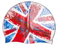 Bonnet de bain Mad Wave United Kingdom Swim Cap