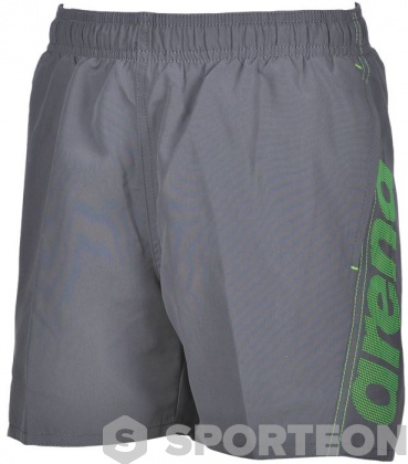 Shorts de bain garçon Arena Fundamentals Arena Logo Boxer Junior Grey/Green