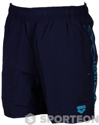 Shorts de natation homme Arena Fundamentals Embroidery Boxer Junior Navy/Turquoise