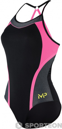 Maillots de bain femme Michael Phelps Kuta Black/Bright Pink