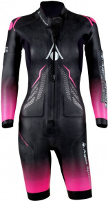 Combinaisons femme Aqua Sphere Aquaskin Swim-Run Limitless Shorty Women Black/Pink