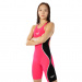 Maillots de bain compétition femme Speedo Fastskin LZR Pure Intent Openback Kneeskin Psycho Red/Black/Silver