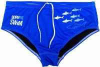 Maillots de bain homme BornToSwim Sharks Brief Blue