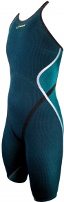 Maillots de bain compétition femme Finis Rival 2.0 Open Back Kneeskin Teal