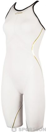 Maillots de bain compétition femme Finis Rival 2.0 Closed Back Kneeskin White