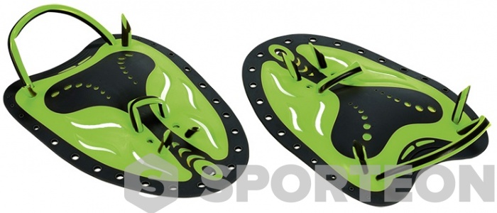 Plaquettes de natation Aquafeel Paddles Green/Black