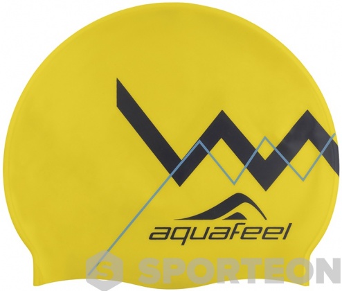 Bonnet de bain Aquafeel Zig Zag Silicone Cap