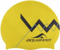 Bonnet de bain Aquafeel Zig Zag Silicone Cap