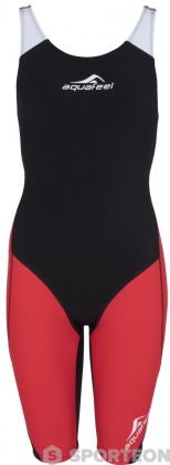 Maillots de bain compétition femme Aquafeel N2K Openback I-NOV Racing Black/Red