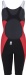 Maillots de bain compétition femme Aquafeel N2K Openback I-NOV Racing Black/Red