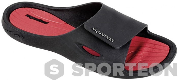 Pantoufles homme Aquafeel Profi Pool Shoes Black/Red