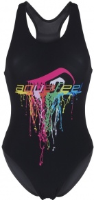 Maillots de bain femme Aquafeel Watercolors Aquafeelback Black/Multi