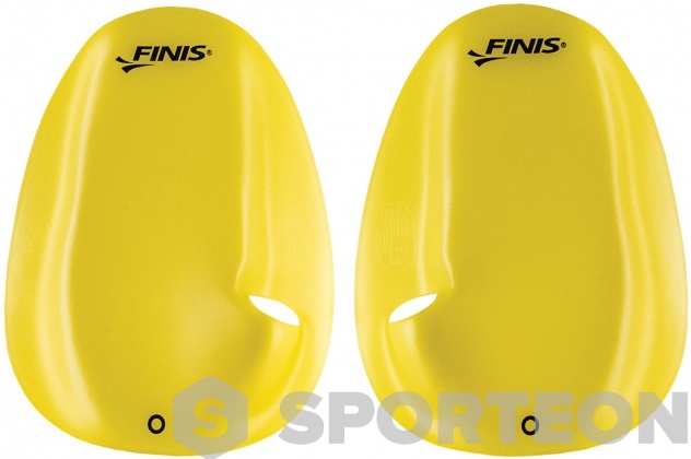 Plaquettes de natation Finis Agility Paddle Floating Yellow