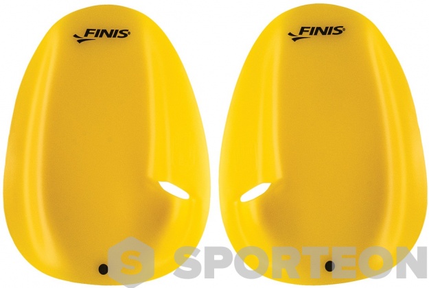 Plaquettes de natation Finis Agility Paddle Floating Yellow