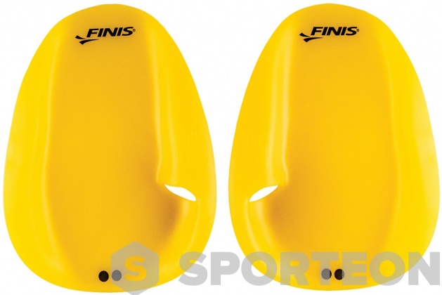 Plaquettes de natation Finis Agility Paddle Floating Yellow