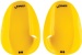 Plaquettes de natation Finis Agility Paddle Floating Yellow