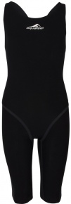 Maillots de bain compétition femme Aquafeel Neck To Knee Oxygen Racing Black