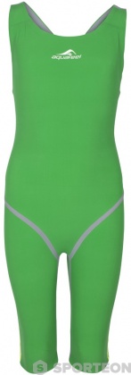 Maillots de bain compétition femme Aquafeel Neck To Knee Oxygen Racing Green