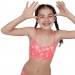 Maillots de bain fille Speedo DazzleGeo Allover X Back 2 Piece Girl Phoenix Red/Powder Blush