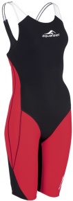 Maillots de bain compétition fille Aquafeel N2K Openback I-NOV Racing Girls Black/Red