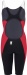 Maillots de bain compétition fille Aquafeel N2K Openback I-NOV Racing Girls Black/Red