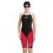 Maillots de bain compétition fille Aquafeel N2K Openback I-NOV Racing Girls Black/Red